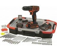 Black&Decker Wiertarka wkrętarka Black & Decker BDCDC18BAST-QW 18 V 15 Nm