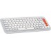 Logitech POP ICON COMBO MOUSE AND KB/OFF WHITE - US INTL - INTNL-973