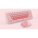 Mofii Bezprzewodowy zestaw klawiatura + myszka MOFII Candy New 2.4G (Rose)