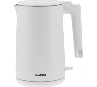 Toya LUND ELECTRIC KETTLE 1.5L WHITE COOL TOUCH