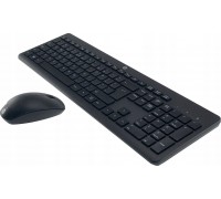 HP HP 235 Wireless Mouse and Keyboard Combo - Full-size (100%) - RF Wireless - Black - Mouse included