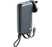Dudao    Dudao K25 2in1 10000mAh  3 Plugmi - szara