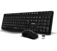 EVOLVEO Set klávesnice a myši K1050, Bezhrátové 2.4GHz, US INTL, černá