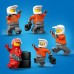 Lego F1 pitstopa un boksu apkalpe ar Ferrari automašīnu (60443)