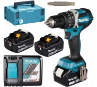 MAKITA.SCREWDRIVER UD.18V DHP484RT3J 54/30Nm 3x5.0Ah BL MAKPAC ...
