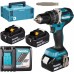MAKITA.SCREWDRIVER UD.18V DHP484RT3J 54/30Nm 3x5.0Ah BL MAKPAC ...