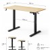 Gaming galds SENSE7 NOJO LIGHT Jasnobrązowo-Black 120 cmx60 cm