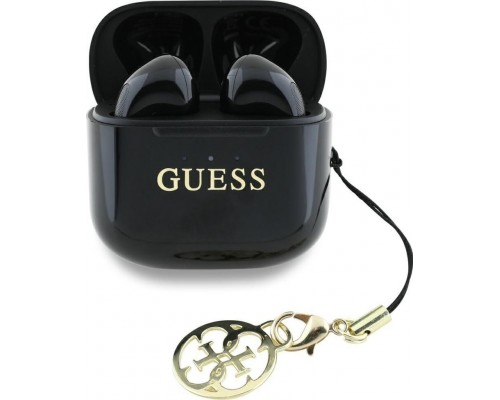 TWS Guess Glossy Effect         Printed Classic Logo & Charm black