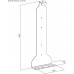 Stojak handles nawall white PS5, 10kg max, RS180