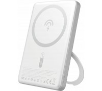 Dudao K28S 20W PD 5000mAh z MagSafe i podstawką - silver