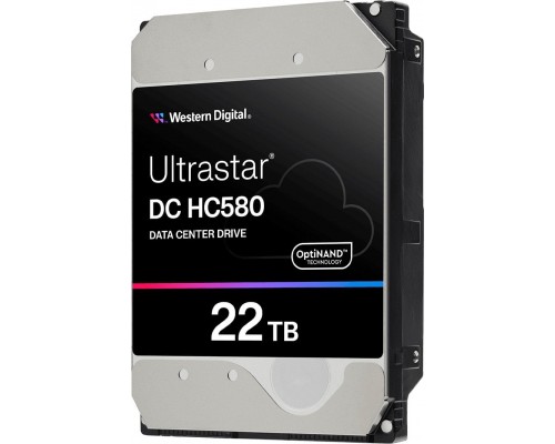 WESTERN DIGITAL ULTRASTAR DC HC580 8,89cm 3,5Zoll 26.1MM 22TB 512MB 7200RPM SAS ULTRA 512E SE P3 DC