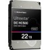 WESTERN DIGITAL ULTRASTAR DC HC580 8,89cm 3,5Zoll 26.1MM 22TB 512MB 7200RPM SAS ULTRA 512E SE P3 DC