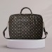 Bag Guess 4G Peony Front Pocket Zipper Triangle Logo 16" black