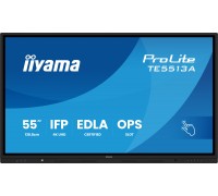 iiyama TE6513A-B1AG signage display Interaktywny płaski panel 163,8 cm (64.5") Wi-Fi 450 cd/m² 4K Ultra HD Czarny Ekran dotykowy Procesor wbudowany Android 18/7