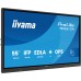 iiyama TE6513A-B1AG signage display Interaktywny płaski panel 163,8 cm (64.5") Wi-Fi 450 cd/m² 4K Ultra HD Czarny Ekran dotykowy Procesor wbudowany Android 18/7