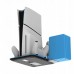 YAXO Stand chłodwith ąca i charging ICE STORM for PS5 Slim Techno Black