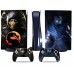 Naklejki Skórki na PlayStation 5 orawith  Pady Motyw Mortal Kombat