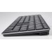 Large Font USB Keyboard 110 keys wired USB keyboard with 2x USB and aluminum upper cover - Swiss - space gray