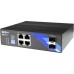 BCS-B-ISP04G-2SFP BCS switch PoE 4 port szy DIN