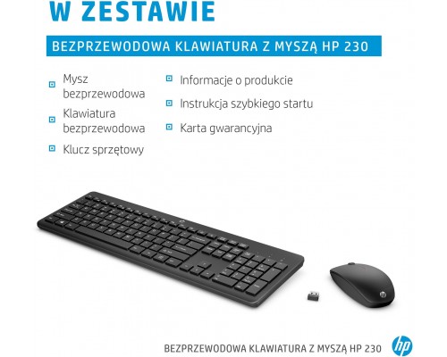 230 Wireless Mouse and Keyboard Combo - French