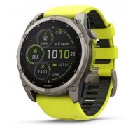 SMARTWATCH FENIX 8 SAPP. SOLAR/YELLOW 010-02907-21 GARMIN
