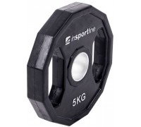 inSPORTline Rubberized load olympic Ruberton 5 kg black (15897)