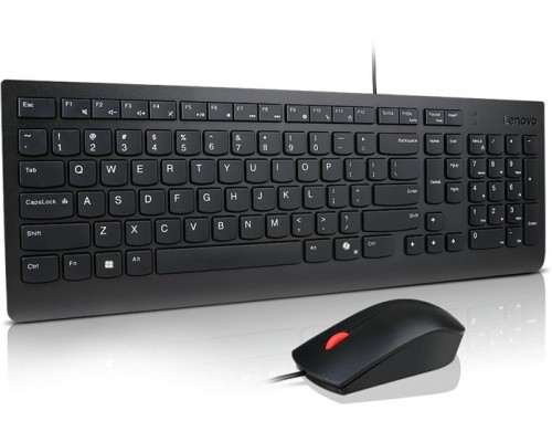 Lenovo 4X31R64400 klawiatura Dołączona myszka Uniwersalne USB US English Black