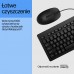 HP 225 G2 USB Wired Mouse Keyboard Combo, Copilot Key - Black - ESTONIAN
