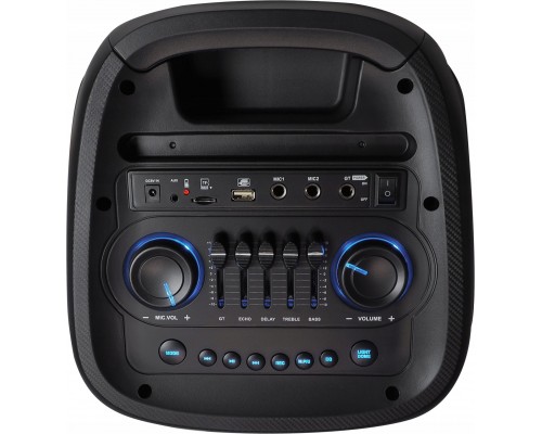 bluetooth LTC RGB 2x8`` 400W, 2 mikrofony i pilot USB/SD/AUX/FM 7200mAh