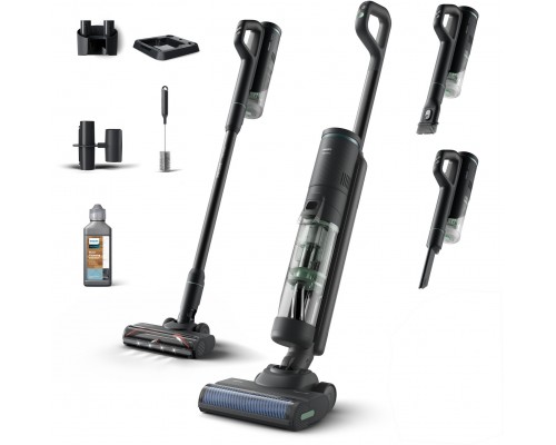 Philips 7000 series XW7263/11 okurzacz na kiju/szczotka elektryczna Odkurzacz stojący 2 w 1 Bateria Suchy i Mokry Bez worka 0,45 l Gray