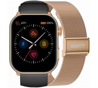 Smartwatch Damski Gravity GT28-5  +  Rose Gold Black