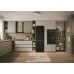 Candy ECN2CQTEB186 Refrigerator, E, Freestanding, Combi, Height 185cm, Fridge net 235 L, Freezer net 120 L, Black
