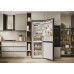 Candy ECN2CQTEB186 Refrigerator, E, Freestanding, Combi, Height 185cm, Fridge net 235 L, Freezer net 120 L, Black