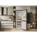 Candy ECN2CQTEB186 Refrigerator, E, Freestanding, Combi, Height 185cm, Fridge net 235 L, Freezer net 120 L, Black