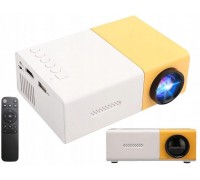 PRZENOŚNY MINI RZUTNIK PROJEKTOR LED FULL HD LAPTOPA TABLETA ZESTAW + PILOT
