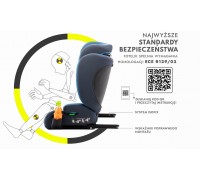 NICOLO FOTELIK SAMOCHODOWY PODSTAWKA 2w1 I SIZE 100-150 CM R129 ISOFIX