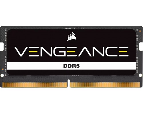 Corsair Vengeance, SODIMM, DDR5, 24 GB, 5200 MHz, CL44 (CMSX24GX5M1A5200C44)