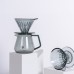 Timemore Dzbanek do kawy Glass Server Transparent Black 600 ml
