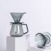 Timemore Dzbanek do kawy Glass Server Transparent Black 600 ml