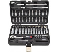 AWTools ZESTAW KLUCZY 63el. 1/4" BLACK LINE