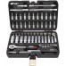 AWTools ZESTAW KLUCZY 63el. 1/4" BLACK LINE