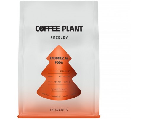 Coffee Plant kawa ziarnista Świąteczna Indonezja Poda Wet Hulled Filter 250 g