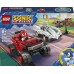 LEGO Sonic Silver w samochodzie kontra Knuckles w monster trucku (77118)