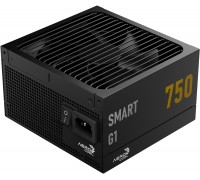 Aerocool AeroCool Smart G1 80 PLUS Gold zasilacz, PCIe 5.1, ATX 3.1 - 750 Watt, czarny