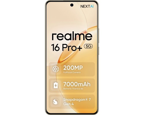 Realme 16 Pro+ 5G 12/512GB Gold  (TKORALSWithA0173)