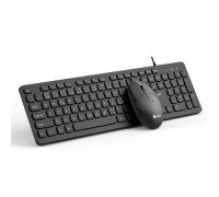 C-Tech C-TECH Klawiatura KBM-105 przewodowy zestaw combo z myszą USB CZ/SK