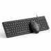 C-Tech C-TECH Klawiatura KBM-105 przewodowy zestaw combo z myszą USB CZ/SK