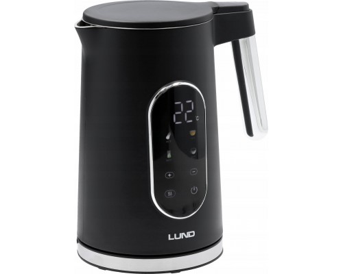 Toya LUND CZAJNIK EL. 1,7L, REG.TEMP, CZARNY