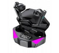 Fineblue dokanałowe douszne gaming bluetooth przenośne czarne X15