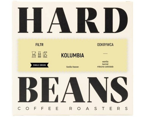 Hard Beans Hard Beans - kawa ziarnista Kolumbia Vanilla Heaven Filter 200 g